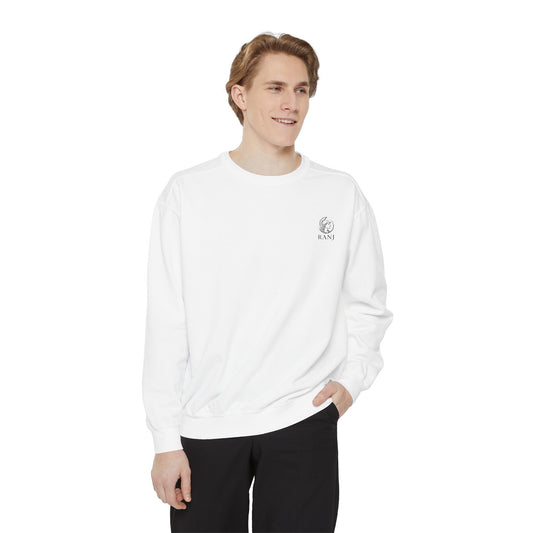 Cozy Unisex Garment-Dyed Sweatshirt | Perfect for Casual Outings, Relaxing at Home, Gift for Birthdays or Holidays, Comfortable Fashion