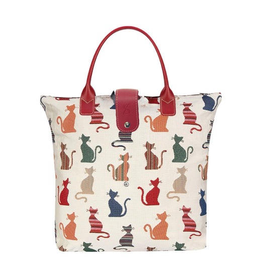 Cheeky Cat - Folding Bag